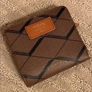 Fossil brown wallet